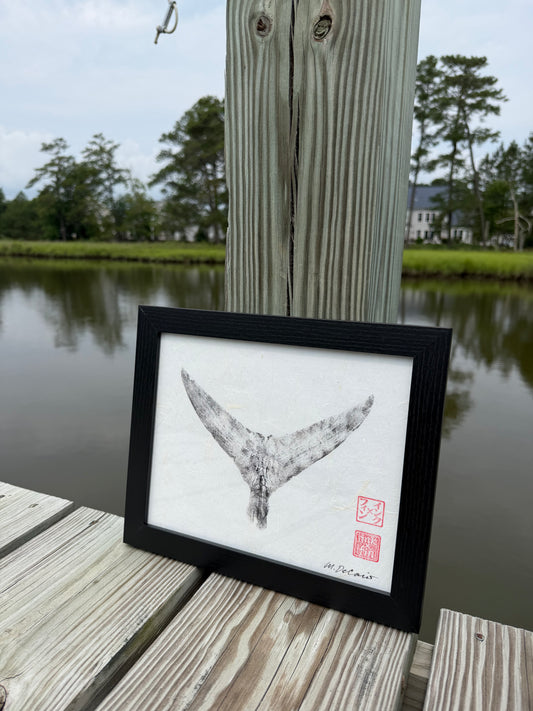 Framed Reproduction Print on Mulberry Paper