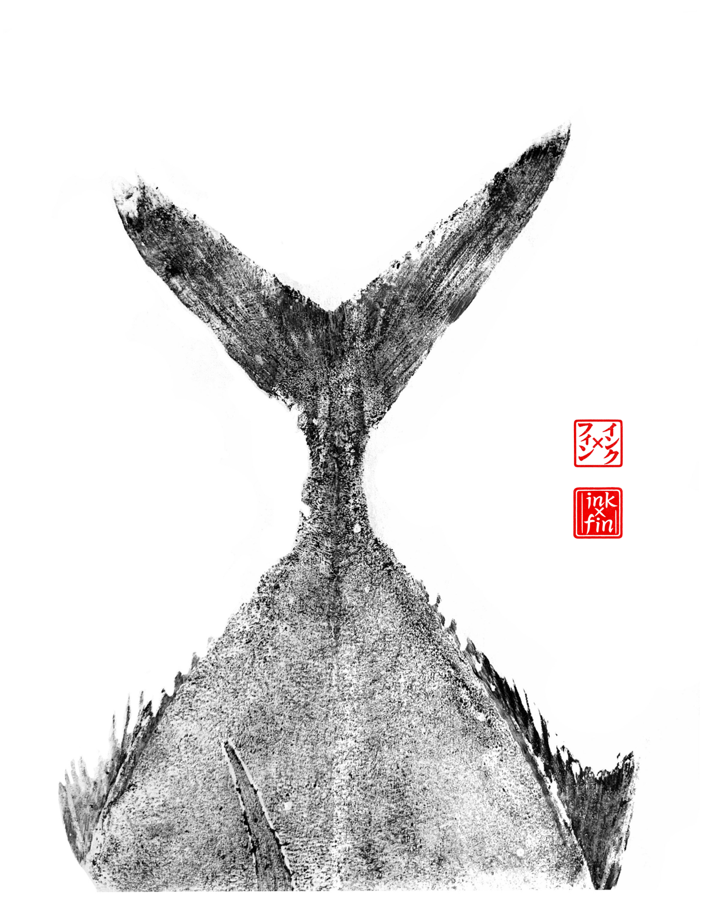 Golden Trevally Tail Print