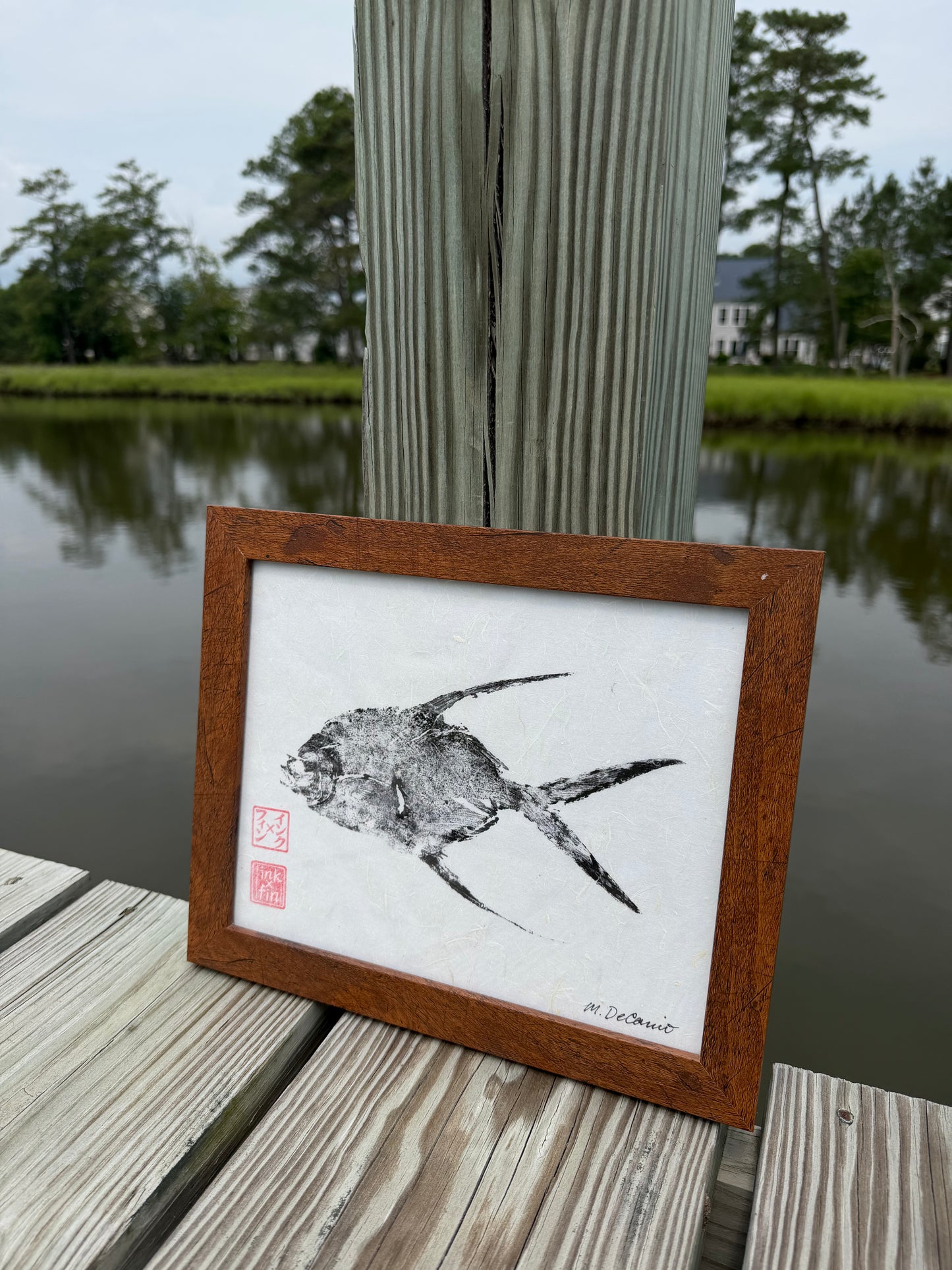 Framed Reproduction Print on Mulberry Paper